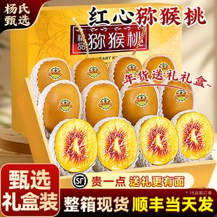 【整箱现货】正宗四川红心猕猴桃奇异果礼盒新鲜当季蒲江顺丰包邮