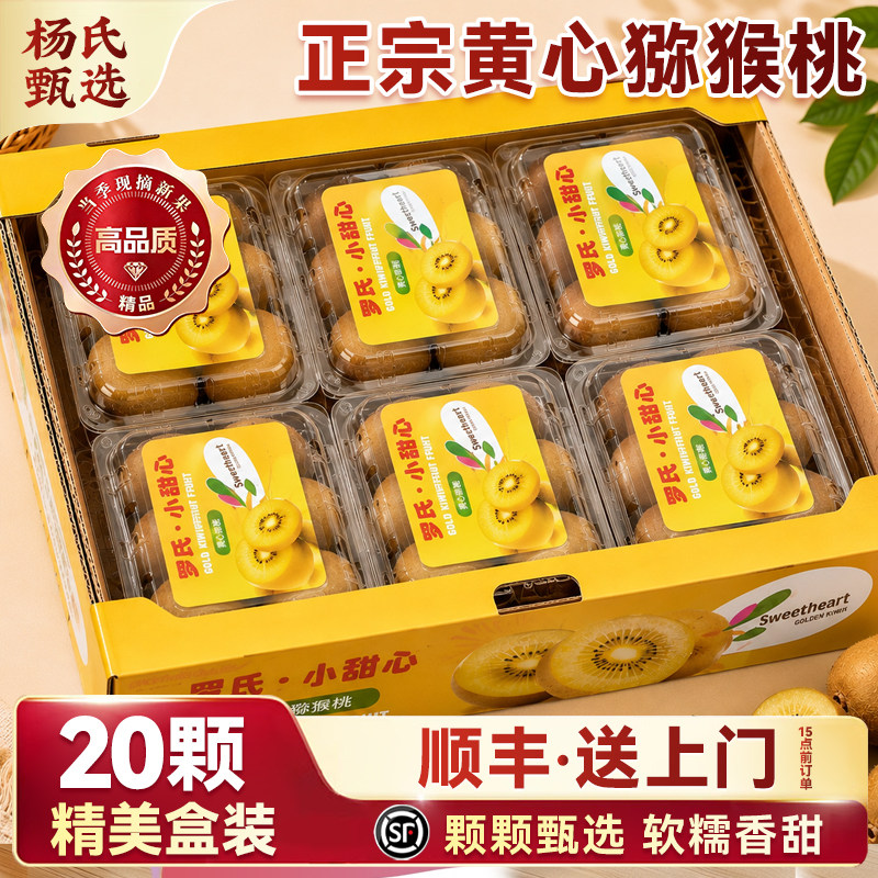 黄心猕猴桃国产金果新鲜