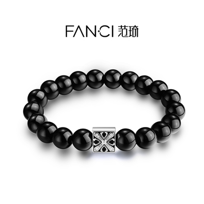 Fanci范琦黑曜石手串实用送男友