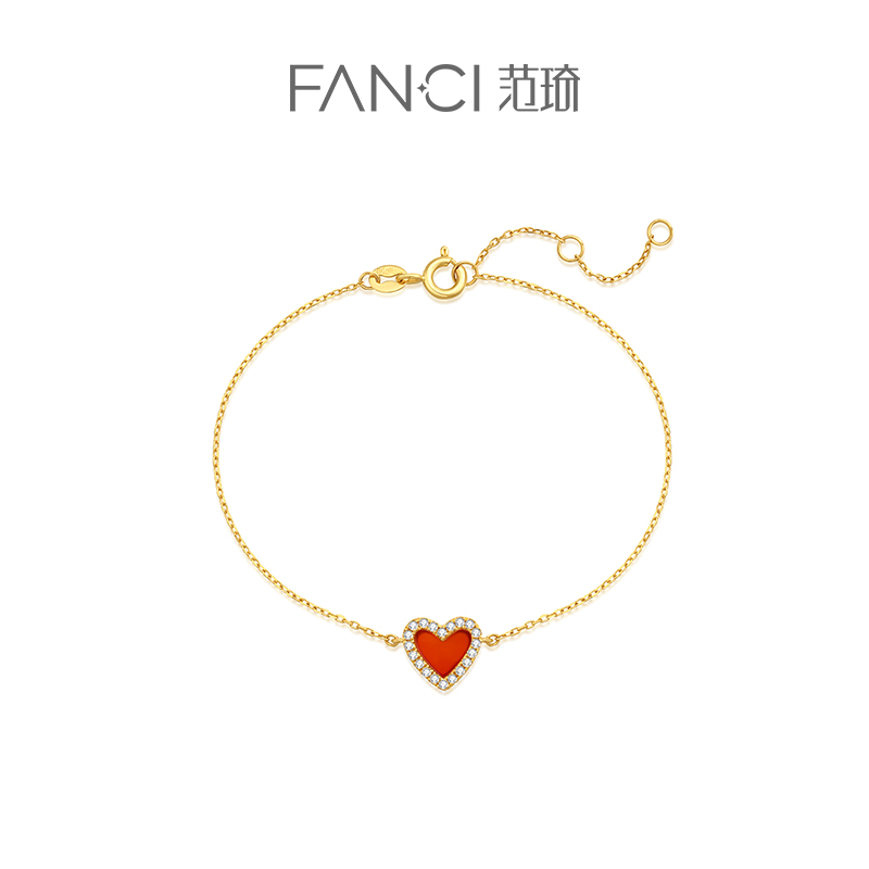 【培育】钻石Fanci范琦【心动系列】倾心手链18K金培育钻石送女友