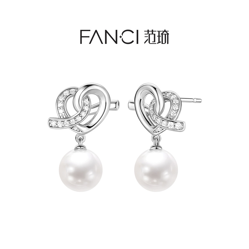 Fanci范琦约定系列约定珠光耳环法式轻奢复古女少女风送女生闺蜜