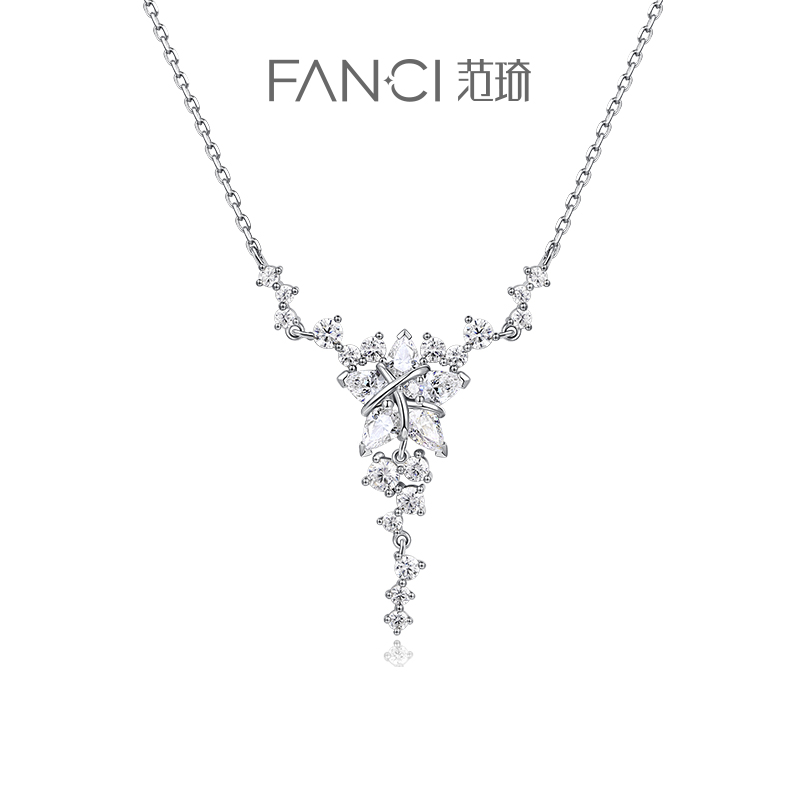 Fanci范琦925银女生项链圣诞礼物