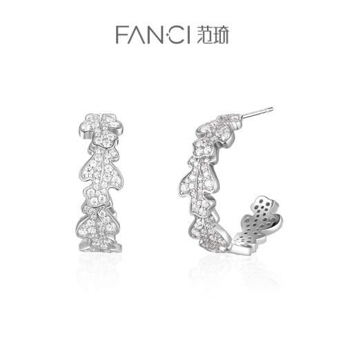 Fanci范琦925银简约耳圈
