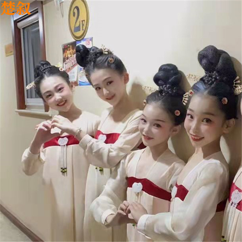 丽人行舞蹈服装儿童表演古风中