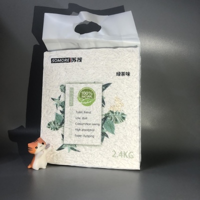 苏茂豆腐猫砂真空6l豆腐砂无尘猫沙2.4kg10公斤除臭快速易结团