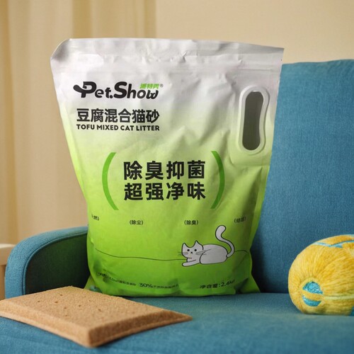 低尘混合型无甲醛结团猫咪用品