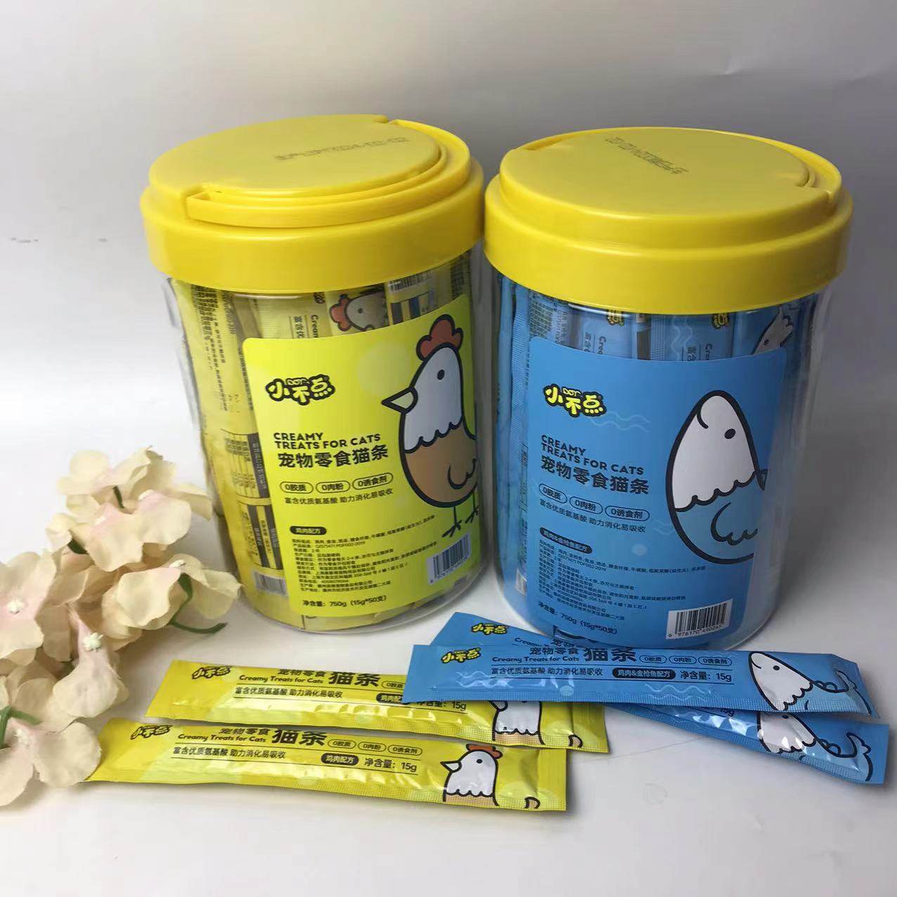 小不点猫条宠物零食猫条成幼猫营养零食助力消化易吸收750g50支装,宠物/宠物食品及用品,猫条,淘宝优惠券,粉丝福利购,淘宝优惠卷