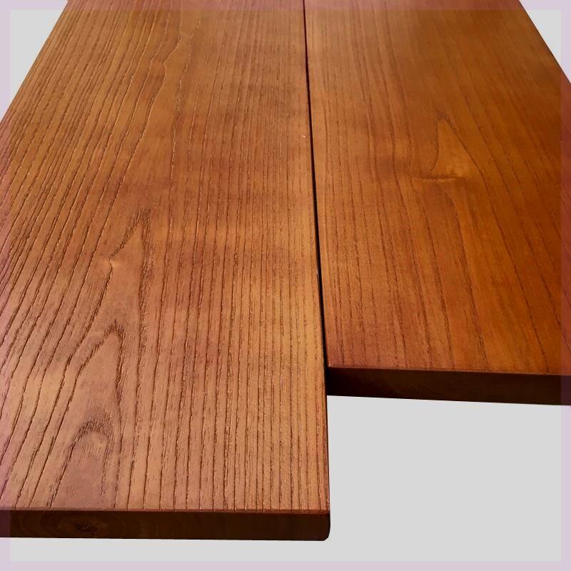 老榆木实木板材原木台面松木大桌定做餐桌吧台定制隔板置物架材料