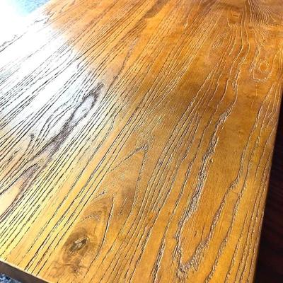 实木板松木原木整板榆木吧台办公餐桌会议台面一字隔板置物架定制