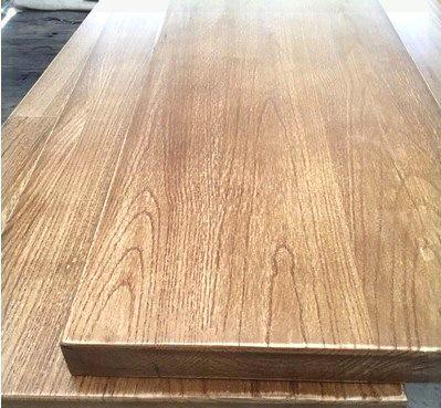 实木板松木原木整板榆木吧台办公餐桌会议台面一字隔板置物架定制