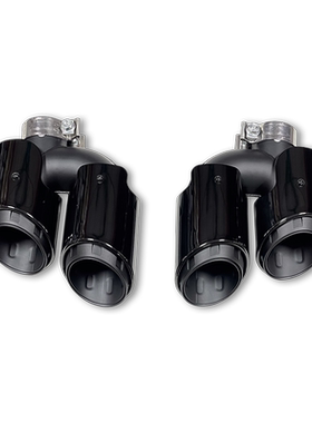 14到24新款macan尾喉四出GTS三层电镀macans黑色95B玛卡3.0排气管