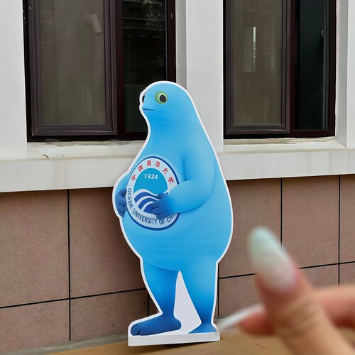 顺丰发货！来图定制校徽奶龙立牌