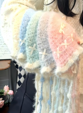 芭蕾水母帽全套diy材料包