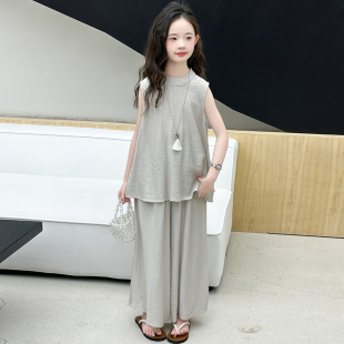 半裙夏装 女中大童半身裙套装 潮款 ins风韩系新品 潮童甜美 潮宝夏季