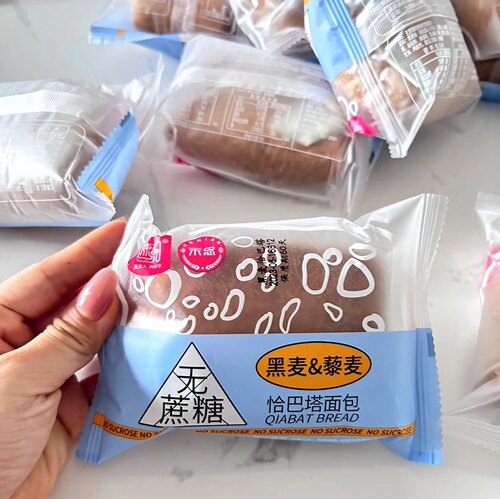 藜麦黑麦恰巴塔全麦面包无加蔗糖低脂粗粮早餐代餐抗饿饱腹零食品