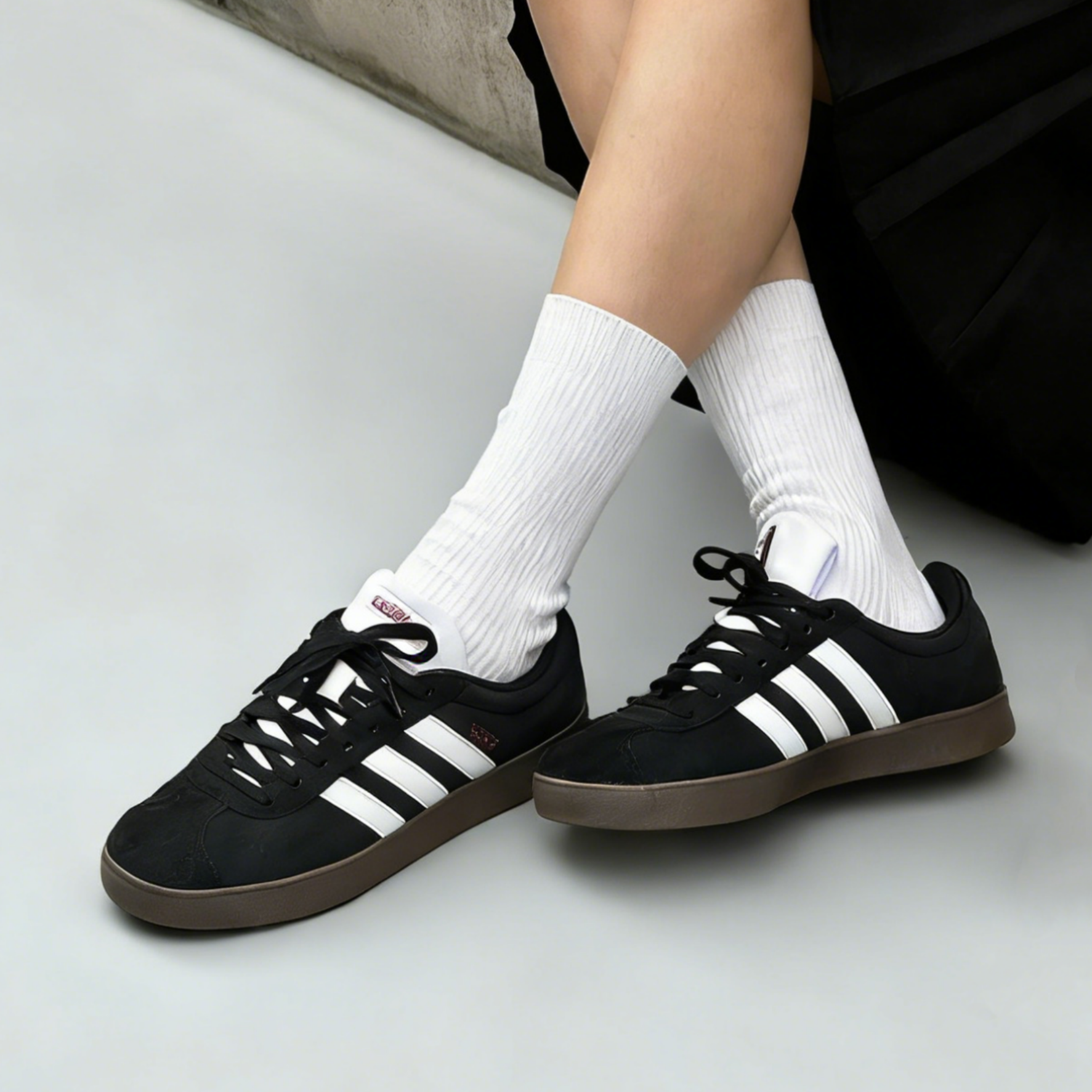 Adidas阿迪达斯 neo VL Court Lifestyle 防滑耐磨低帮板鞋男女款,运动鞋new,板鞋,淘宝优惠券,粉丝福利购,淘宝优惠卷