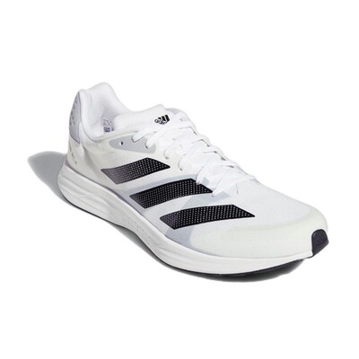 Adidas阿迪达斯 Adizero RC 4 舒适 耐磨 白黑 低帮 跑步鞋 男款