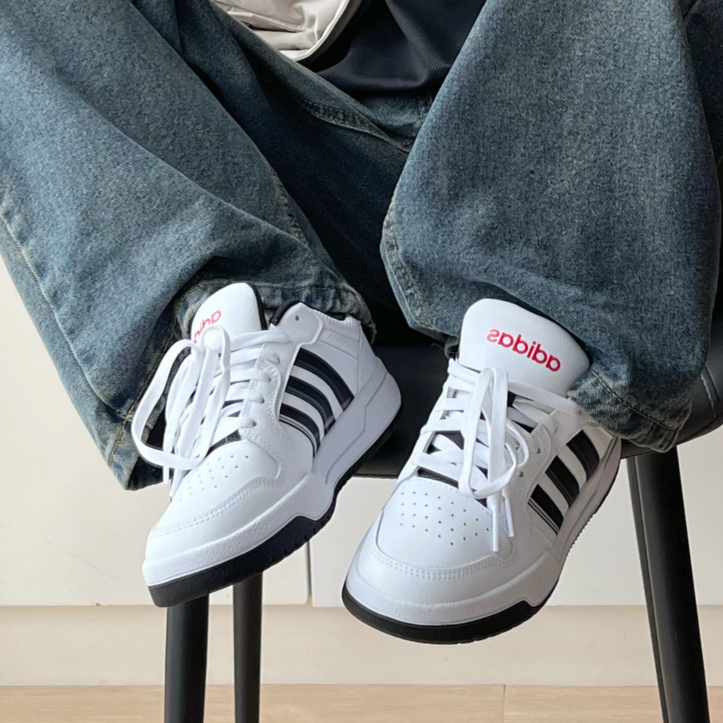 板鞋2026新款Adidas neo Entrap百搭休闲防滑耐磨学生潮鞋 FW3462