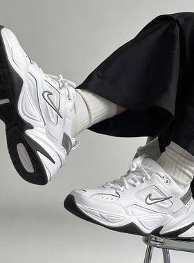 Nike M2K Tekno 女款白色舒适厚底复古休闲低帮老爹鞋 AO3108-100