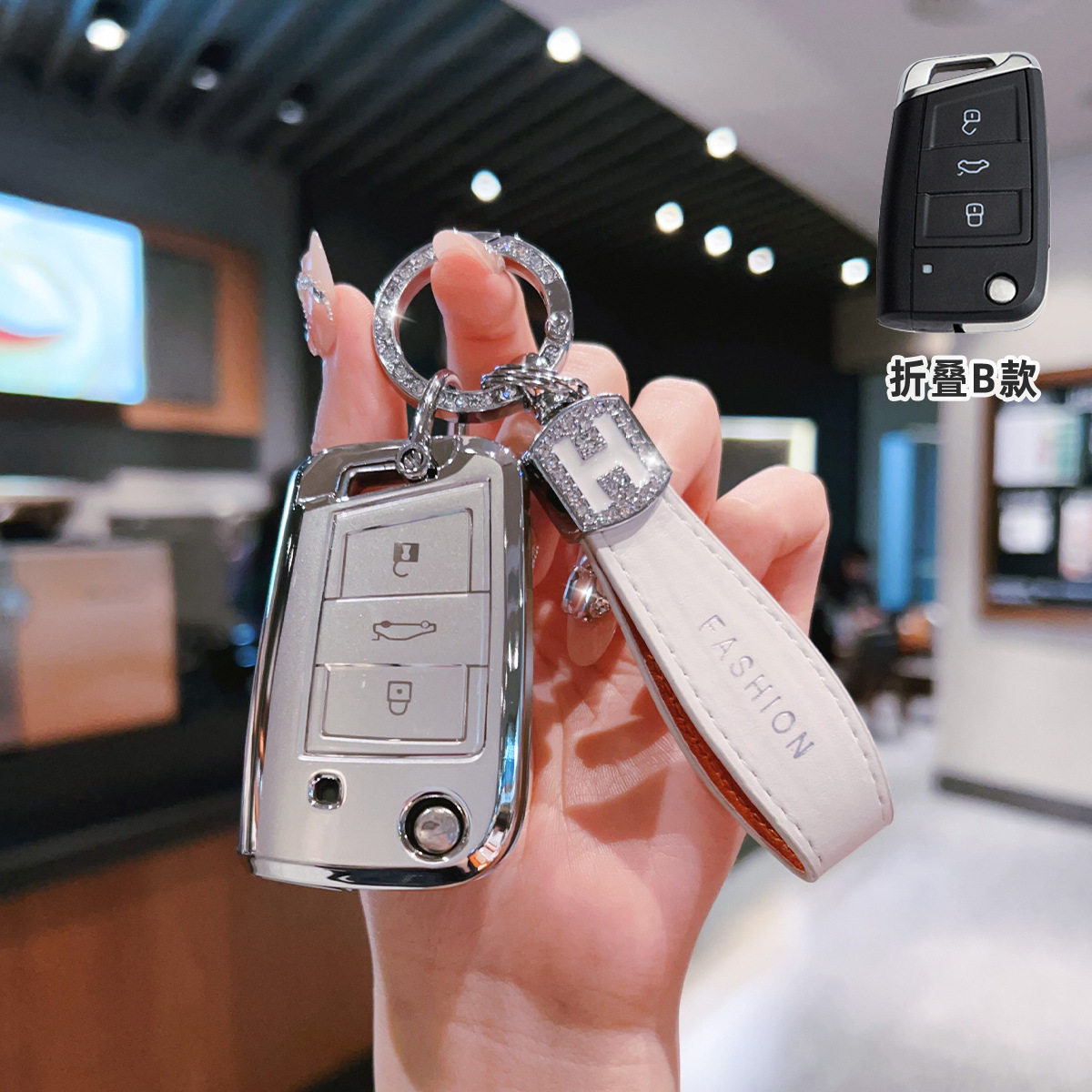 大众速腾钥匙套高级感宝来捷达高尔夫专用探岳探影探歌保护壳包扣