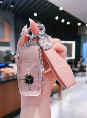 奔驰EQB260钥匙包高级感EQA外套EQC新能源车专用EQE350保护壳男女