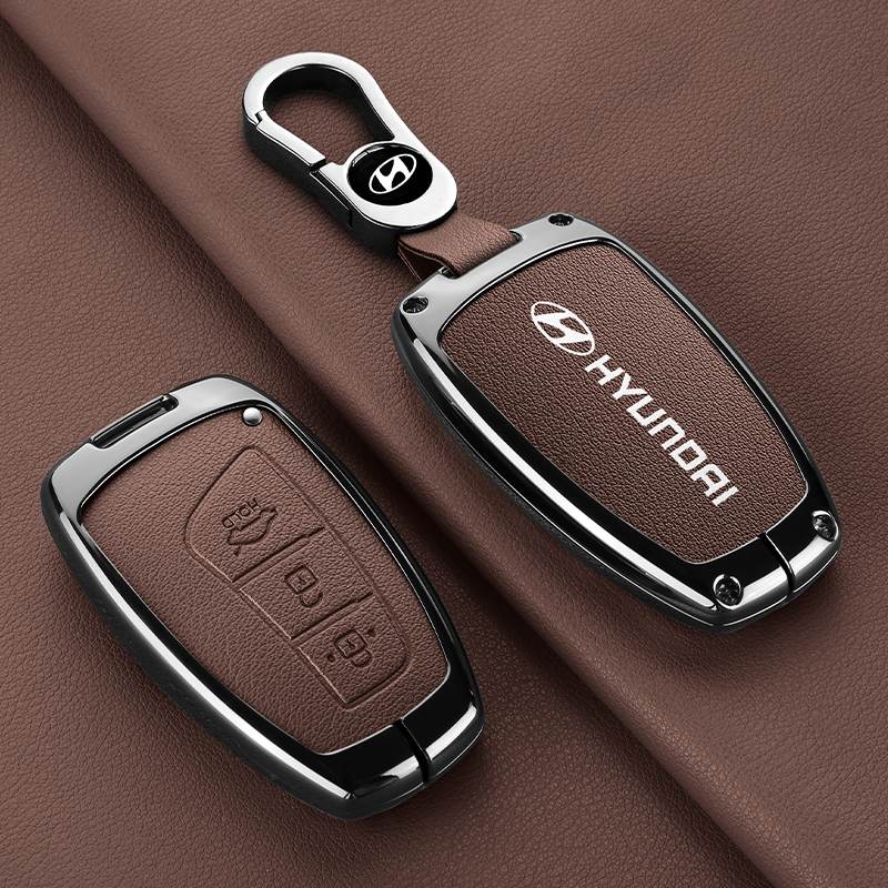 北京现代新胜达钥匙套高档现代ix45专用格越格锐遥控器保护壳扣包