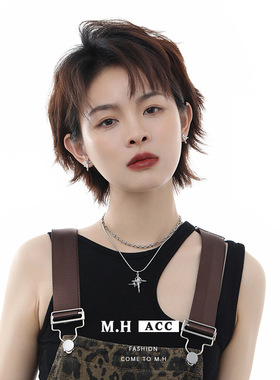 四芒星珍珠甜酷小众项链