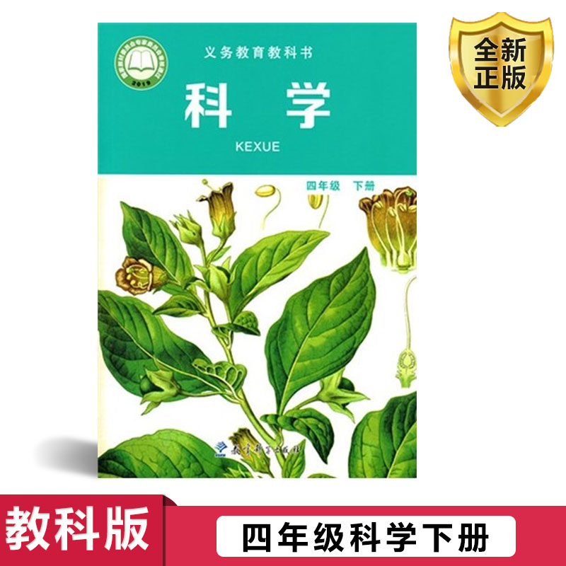 2025新版小学四年级下册科学书教科版四年级科学书下册课本教材科学书四年级下册 教育科学出版社四年级下册科学书