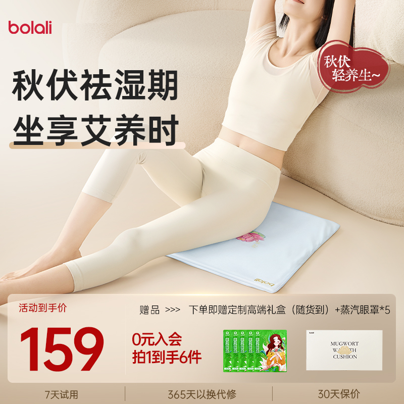 博拉利艾灸坐垫电加热艾草热敷