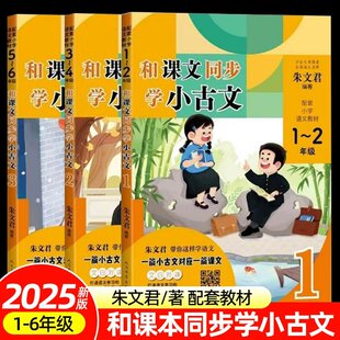 和课文同步学小古文朱文君著课外读物一二三四五六年级上下册小学生小古文一百课/篇文言文短文小学1-6年级通用小古文注释阅读