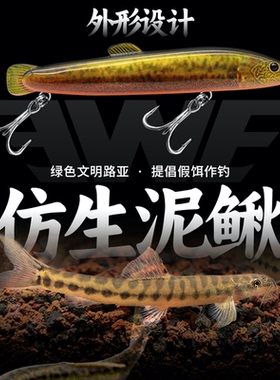 新品ewe美夏鳅哥沉水铅笔路亚假饵全泳层超远投鬼飞翘嘴海鲈鳜鱼