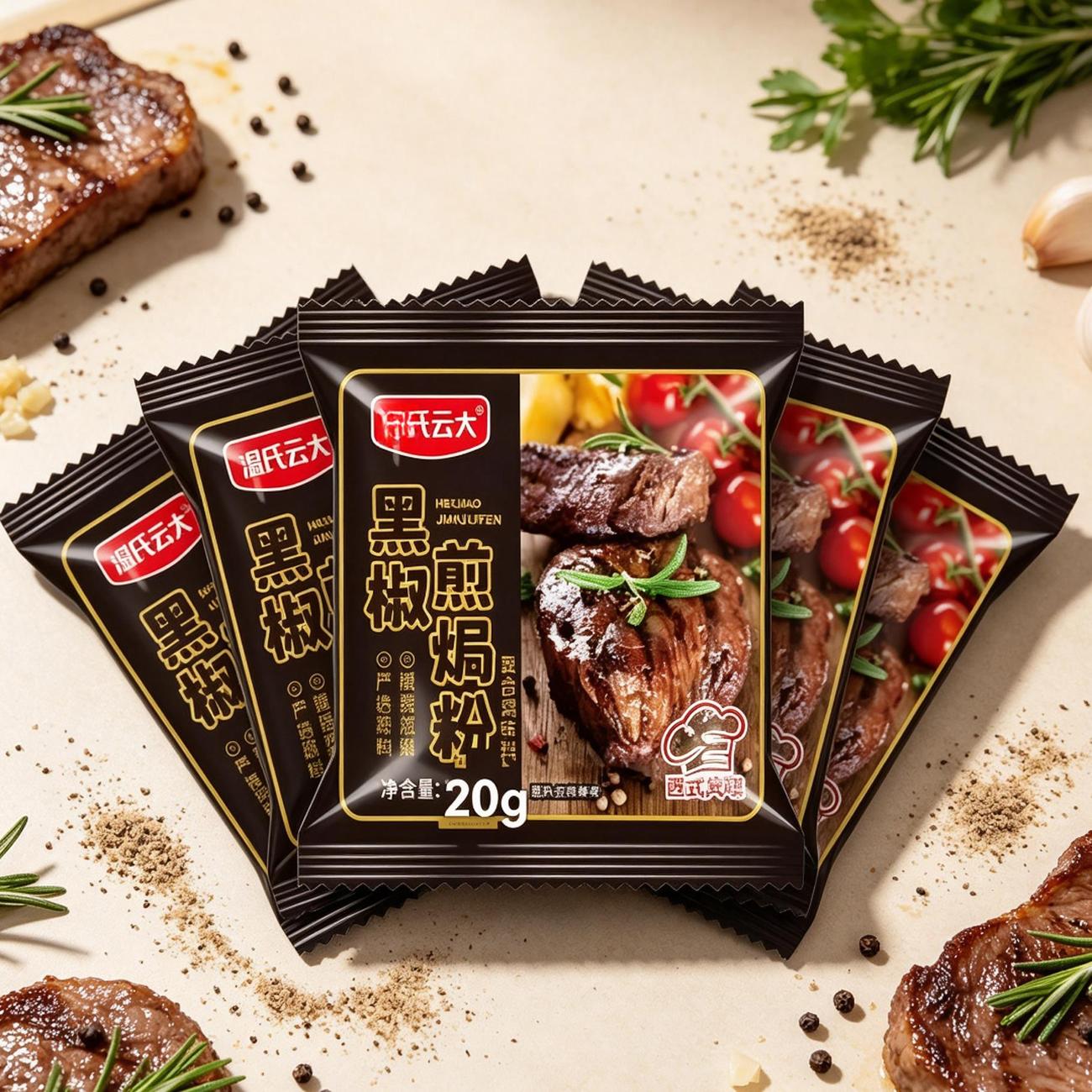 黑椒煎焗粉法式黑椒牛排腌料调味料猪扒鸡排黑胡椒粉烧烤料