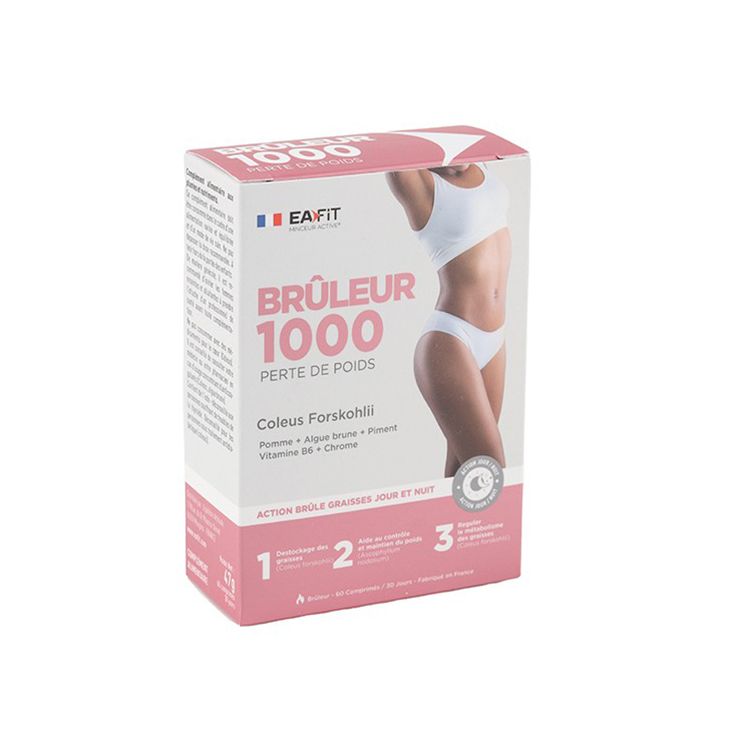 现货法国EAFIT燃力1000美体丸60粒清长酵素可燃烧超1080大卡瘦