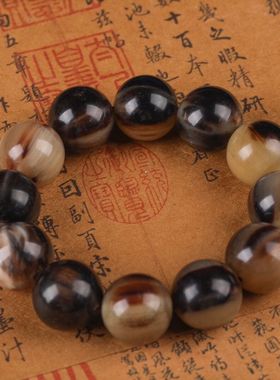 保真圆珠碎料手链牌子装饰品