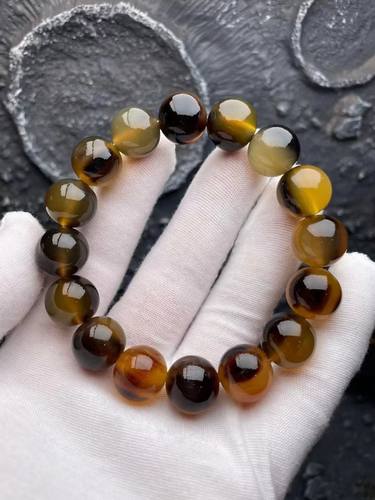 披毛犀黑金老料长期佩戴有防癌功效药用价值特别高可以养生的文玩