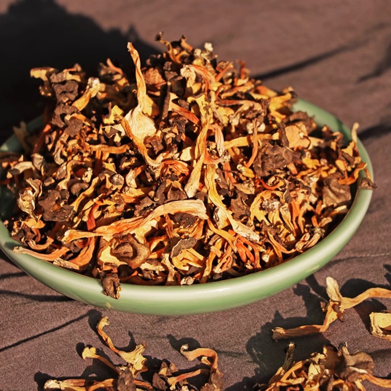 野生桂花菌干货寒菌云南丽江士特产蘑菇新鲜好适合煲汤正宗桂花菌