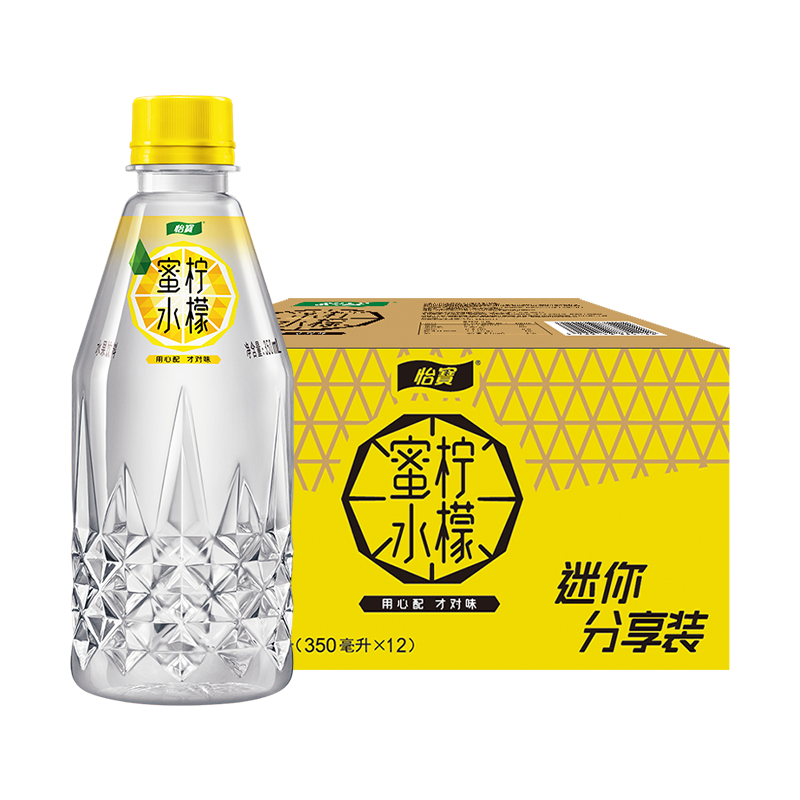 【XM】怡宝柠檬蜜水350ml饮料水果饮品蜜水青提350ml*12瓶
