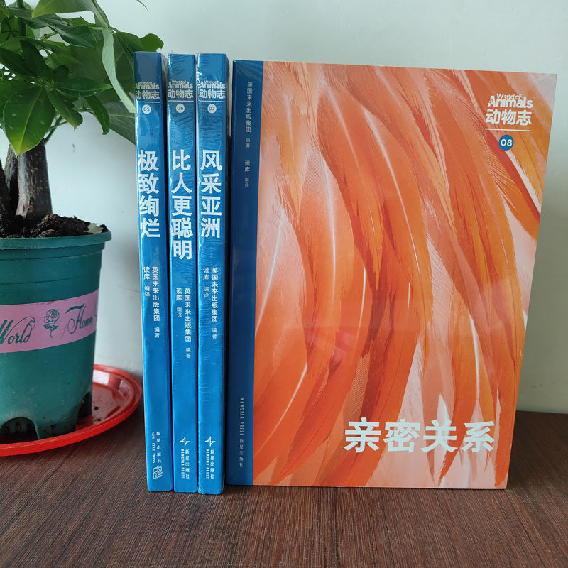 正版现货 动物志·第二辑4册单册任选极致绚烂+比人更聪明+风采亚洲+亲密关系 纸上动物世界 万物有灵 生生不息 读库 新星出版社