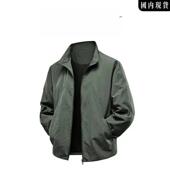 高档立领夹克百搭商务休闲轻奢风外套 男士 睿荣甄选2026新款 大码