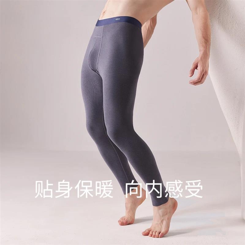 2芙倪STUDIO秋裤男款无痕免穿内裤保暖裤加绒加厚薄款棉毛裤内穿