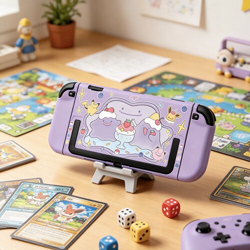 适用Switch2保护壳任-天堂NS2保护套百变怪3亲肤磨砂硬壳分体壳