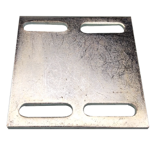 预埋件钢板钢结构立柱幕墙工程铁板钢方管底座连接件多孔冷镀锌