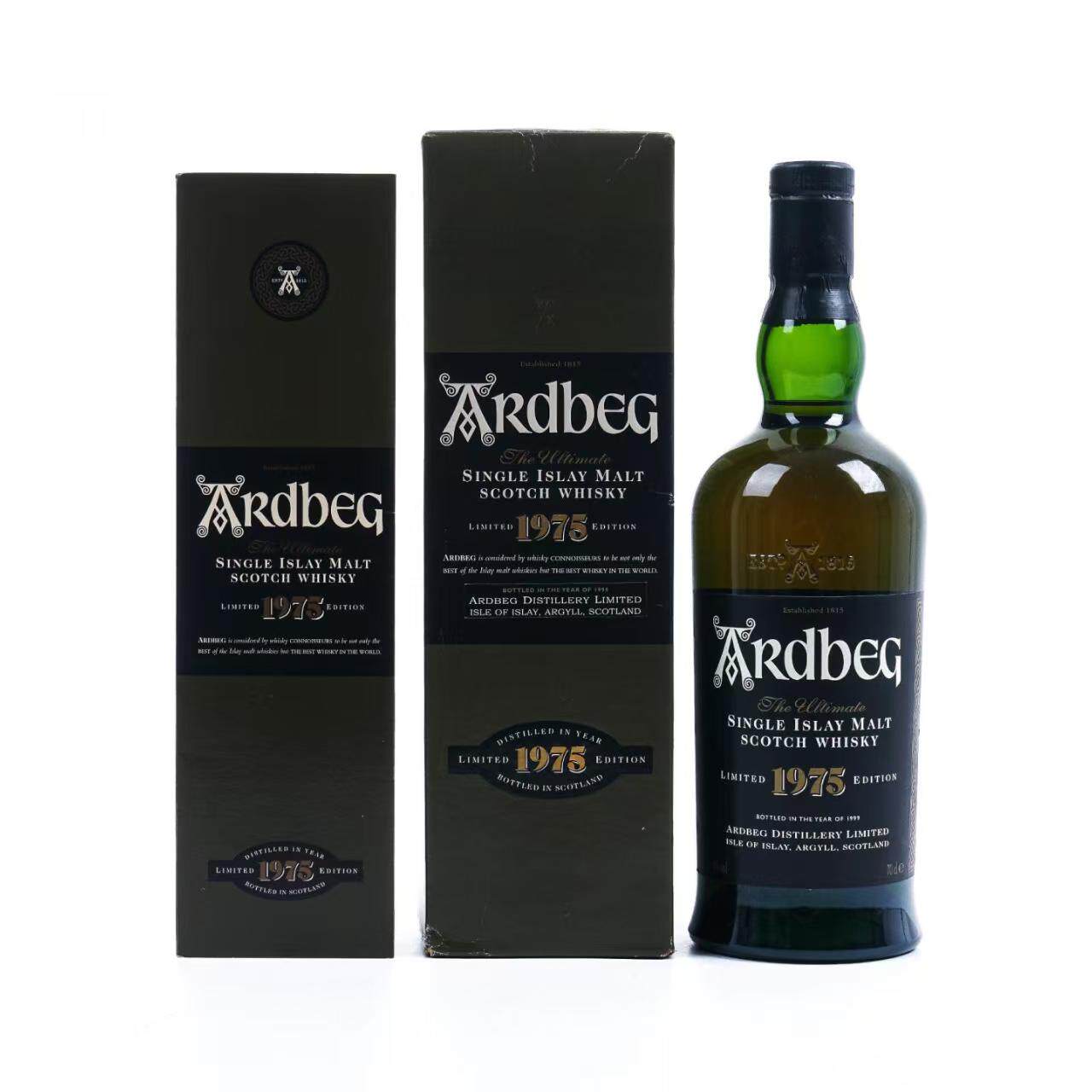 Aedbeg 阿贝1975年礼盒装苏格兰单一麦芽威士忌700ml进口洋酒