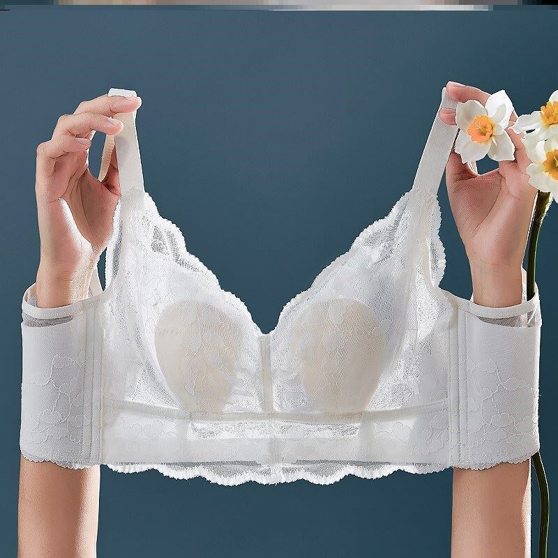 【显小显瘦  薄如蝉翼】大胸显小超薄不凸点内衣无钢圈防走光文胸