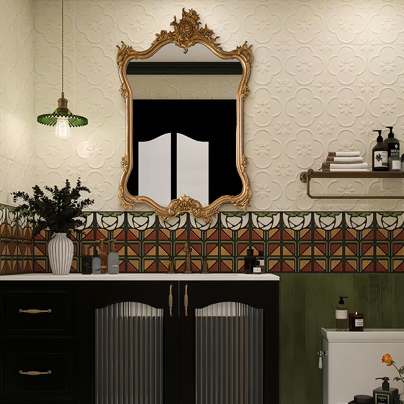 法式高级梳妆台化妆镜