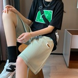 ins五分褲中性港風(fēng)闊腿顯瘦中褲休閑直筒寬松短褲K3066-P30女類(lèi)，女裝休閑褲，電商B262