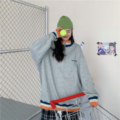 Japanese ancient vintage sweater spring thin half high collar neutral coat