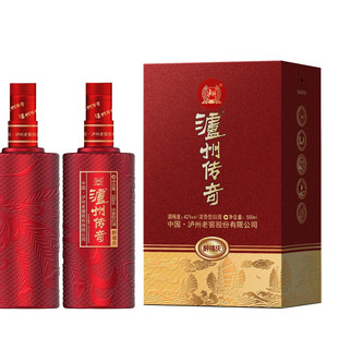 52度濃香型酒白酒整箱純糧食婚宴喜酒過節(jié)送禮500ml 瀘州傳奇 1瓶