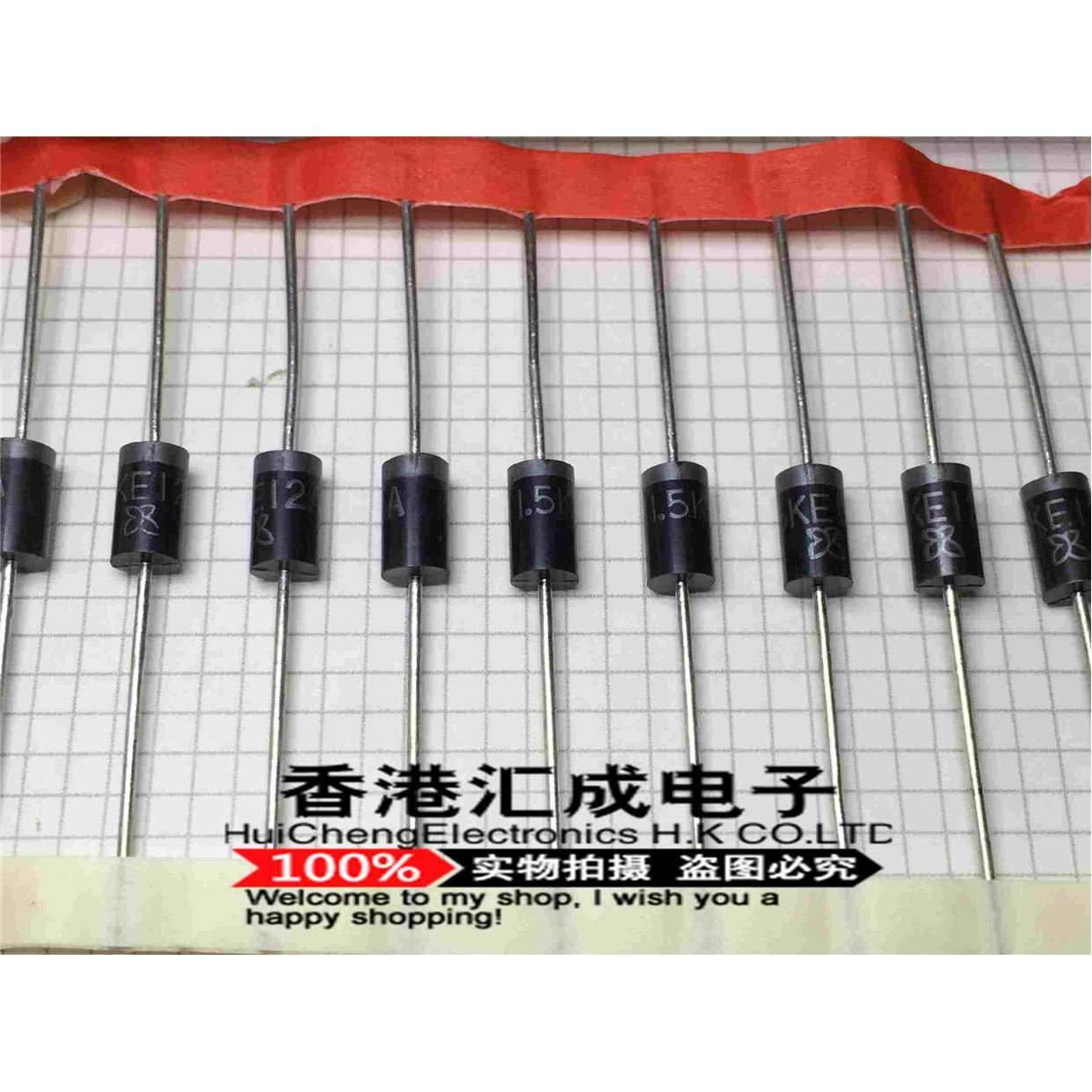 1.5KE12A P1.5KE12A-E3/73 P1.5KE12A DO-201AD 全新原装100个45