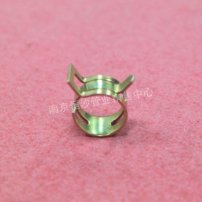 弹簧镀锌卡箍手捏喉箍汽车油管锰钢卡子夹箍弹性管箍双耳特价18